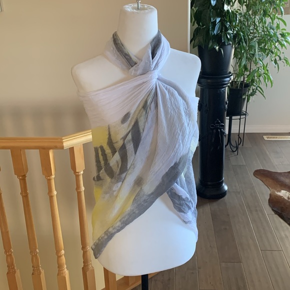 ✨Paris Romantic/Nostaglic🇫🇷✨Large cotton scarf - Picture 5 of 10